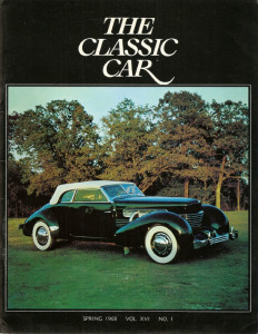 THE CLASSIC CAR 1968 SPRING - PACKARD CUSTOMS, MAYBACH, 16TH ANNUAL MEETING